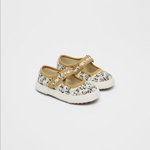NWT Zara Size 11 toddler Minnie Mouse Disney cotton sneakers